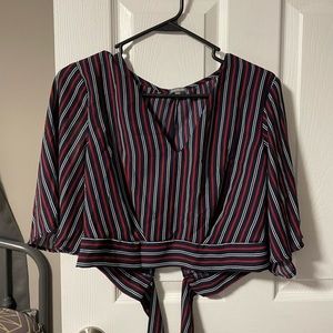 Striped Crop Top